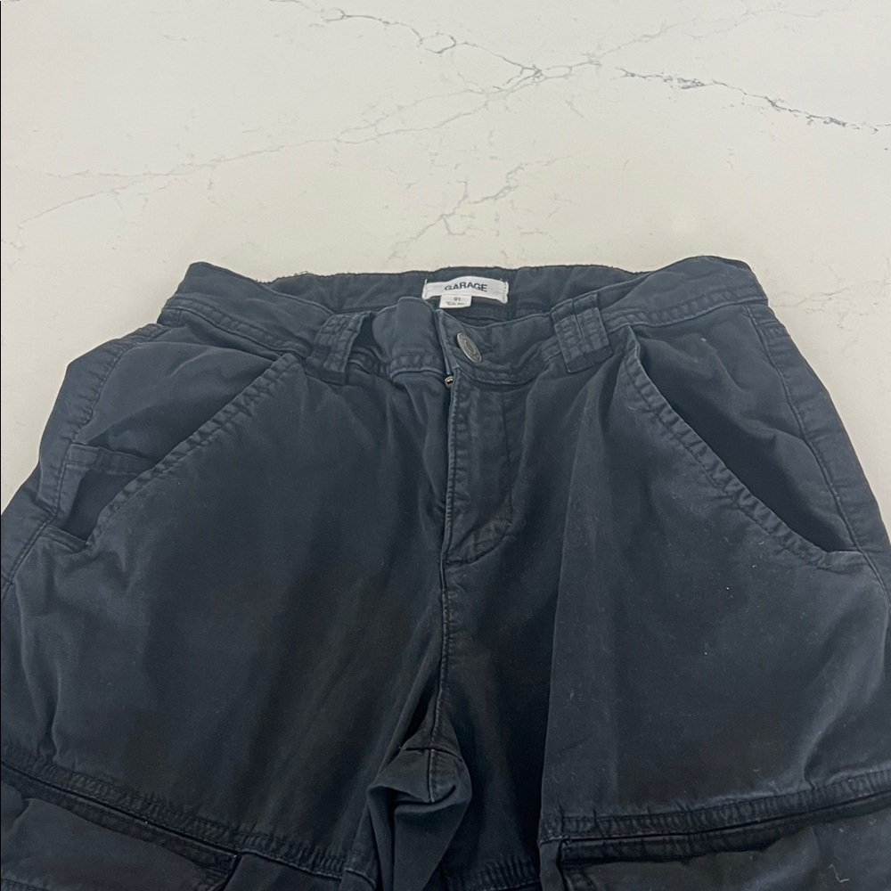 Garage Black High-Waisted Pants